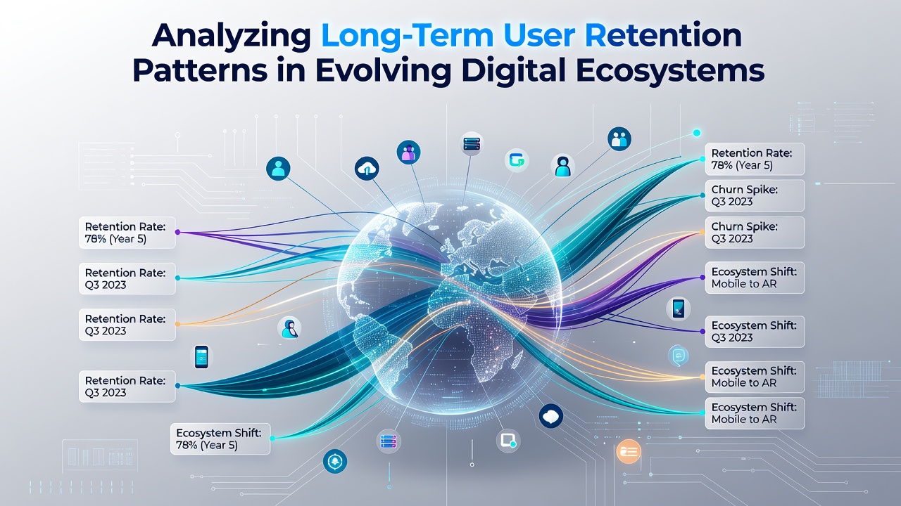 Analyzing Long-Term User Retention Patterns in Evolving Digital Ecosystems